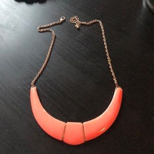 Pink statement necklace